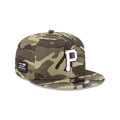 Pittsburgh Pirates Gorra | New Era MLB Armed Forces Weekend 9fifty Snapback Cap Mexico - Verdes